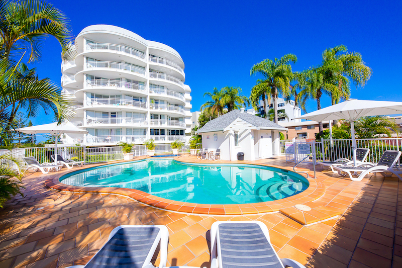 Gold Coast accommodation with two swimming pools